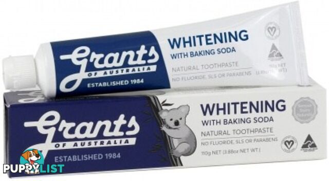 Grants Whitening with Peppermint Natural Toothpaste 110g - Grants - 9312812004109