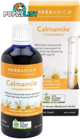 Herbanica Calmamile (Chamomile) Oral Liquid 100ml - Herbanica - 9327842008324