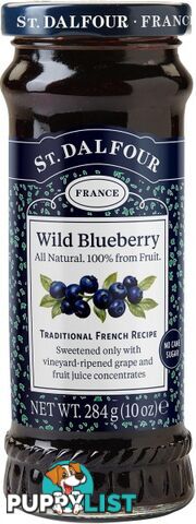 St Dalfour Blueberry Fruit Spread 284g - St Dalfour - 084380957246