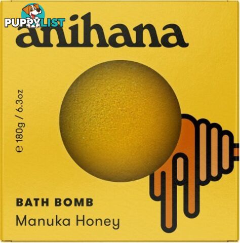 Anihana Bath Bomb Melt Manuka Honey 180g - Anihana - 9421906696110