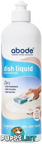 Abode Dish Liquid ZERO 500ml - Abode - 9343188002413