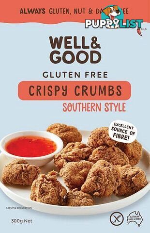 Well And Good Crispy Crumbs Southern Style 300g - Well & Good - 9337096101344