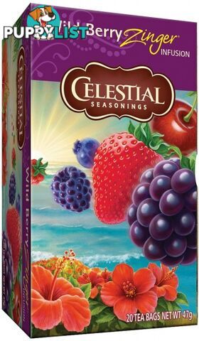 Celestial Seasonings Wildberry Zinger Tea 20Teabags - Celestial Seasonings - 070734053351