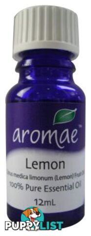 Aromae Lemon Essential Oil 12mL - Aromae Essential Oils - 9339059000084