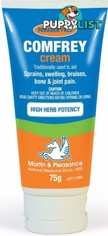 Martin & Pleasance Comfrey Cream 75gm Tube - Martin & Pleasance - 9324294000029