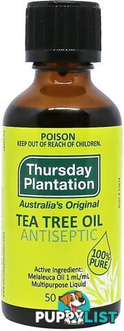 Thursday Plantation Tea Tree 100% Pure Oil 50ml - Thursday Plantation - 9312146007470