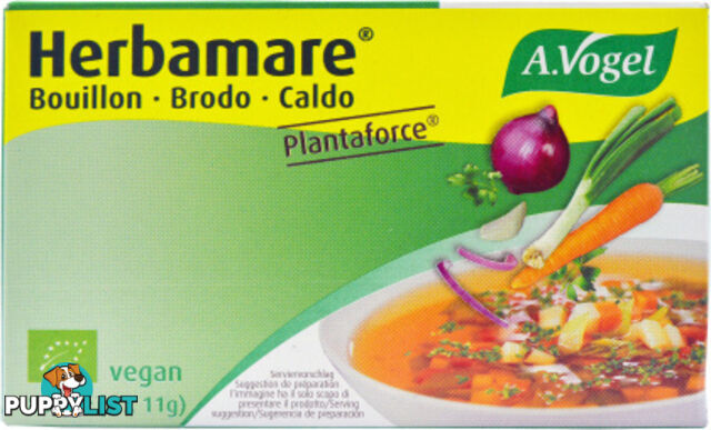 A.Vogel Herbamare Bouillon Cubes Organic Cubes (8x11g) 88g - A.Vogel - 7610313422999