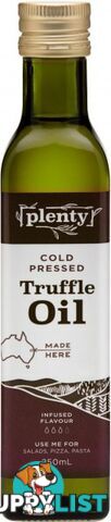 Plenty Cold Pressed Truffle Oil 250ml - Plenty - 9311964003534