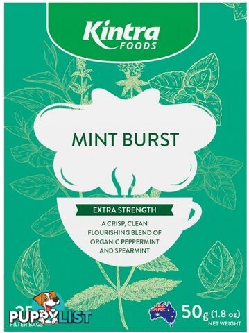 Kintra Foods Mint Burst Tea 25Teabags - Kintra Foods - 9341709000733