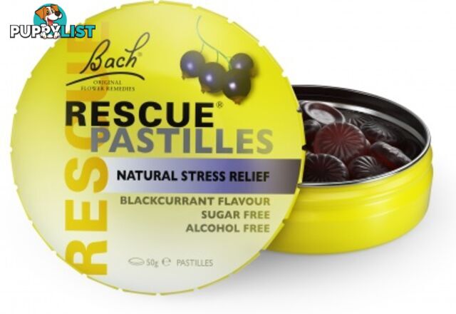 Bach Rescue Remedy Pastilles Blackcurrant Single - Bach Flower - 5000488105810