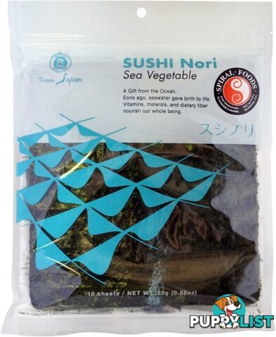 Spiral Yaki Nori - Toasted  25g - Spiral Foods - 9312336015766