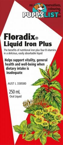 Floradix Liquid Iron Plus 250ml - Floradix - 4004148361456