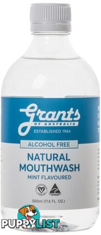 Grants Minty Fresh Natural Mouthwash 500ml - Grants - 9312812000903