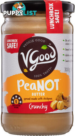 VGood PeaNOT Butter Crunchy  310g - VGood - 9369998320639