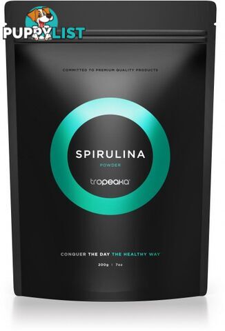 Tropeaka Organic SPIRULINA Powder  200g Pouch - Tropeaka - 9350728000280