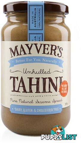 Mayvers Tahini Unhulled 385gm - Mayvers - 9310885115142