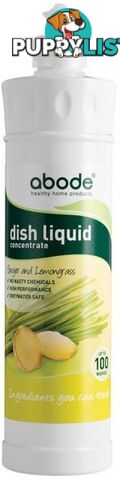 Abode Dish Liquid Ginger & Lemongrass 500ml squirt cap - Abode - 9343188002352