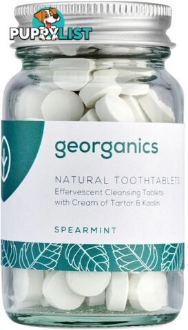 Georganics Toothtablets Spearmint 120tabs - Georganics - 5060480200302