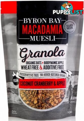 Byron Bay Macadamia Muesli Granola Coconut, Cranberry & Apple 2Kg - Byron Bay Macadamia Muesli - 0799439882096