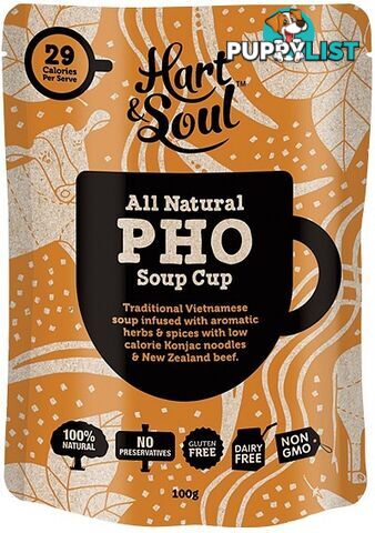 Hart & Soul All Natural Pho Soup 100g - Hart & Soul - 9350007001311