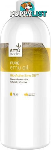 Emu Tracks Pure Emu Oil 1Ltr - Emu Tracks - 9334738000164