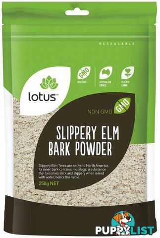 Lotus Slippery Elm Bark Powder 250gm - Lotus - 9317127063087