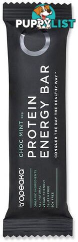 Tropeaka Protein Energy Bars Choc Mint  12x50g - Tropeaka - 9350728000983