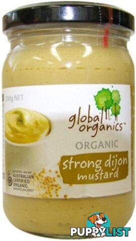 Global Organics Strong Dijon Mustard 200g - Global Organics - 9326721009360