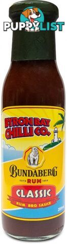 Byron Bay Chilli Co Bundaberg Rum Classic Rum BBQ Sauce  250ml - Byron Bay Chilli Co - 804798000903