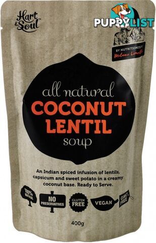 Hart & Soul All Natural Coconut & Lentil Soup 400g - Hart & Soul - 9350007005562