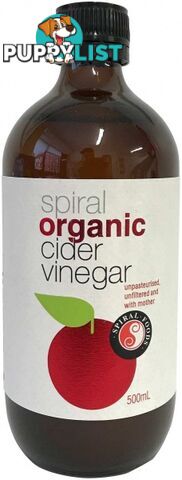 Spiral Organic Apple Cider Vinegar  500ml - Spiral Foods - 9312336771099