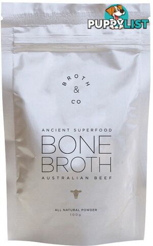 Broth & Co Australian Beef Bone Broth Powder  100g Pouch - Broth & Co - 9353338000022