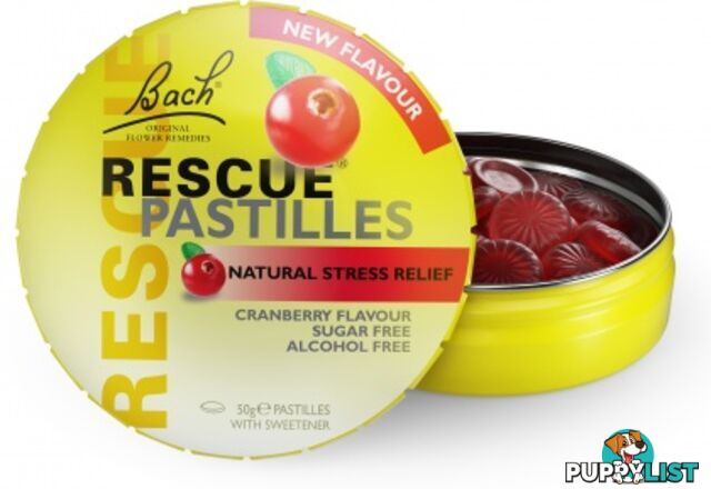 Bach Rescue Remedy Pastilles Cranberry Single - Bach Flower - 5000488108743