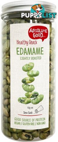 Absolute Good Edamame Roasted Sea Salt 150g - Absolute Good - 9334827003182