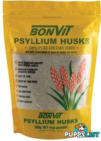 Bonvit Psyllium Husk Gluten Free 500g - Bonvit - 9316774151000