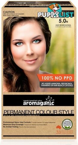 Aromaganic 5.0N  Light Brown (Natural) - Aromaganic Hair Products - 9331636004034