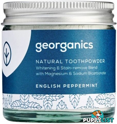 Georganics Toothpowder Peppermint 60ml - Georganics - 5060480200777