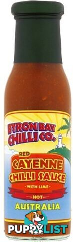 Byron Bay Chilli Red Cayenne Sauce 250ml - Byron Bay Chilli Co - 804798002006