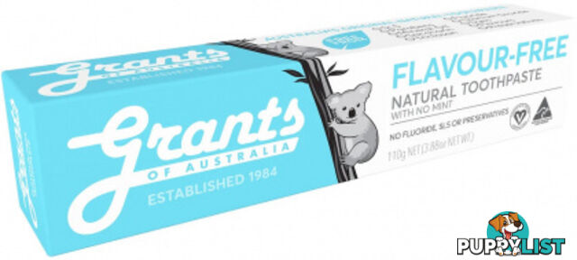 Grants Flavour - Free Toothpaste w/No Mint 110g - Grants - 9312812007100