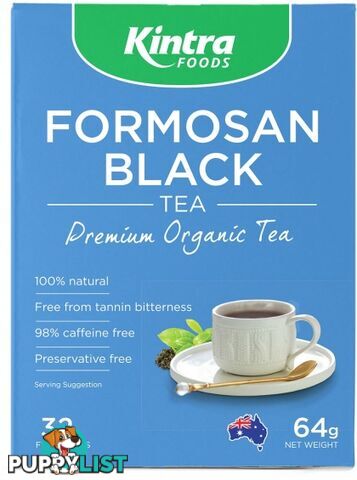 Kintra Foods Organic Formosan Black Tea 32 Teabags - Kintra Foods - 9341709000511