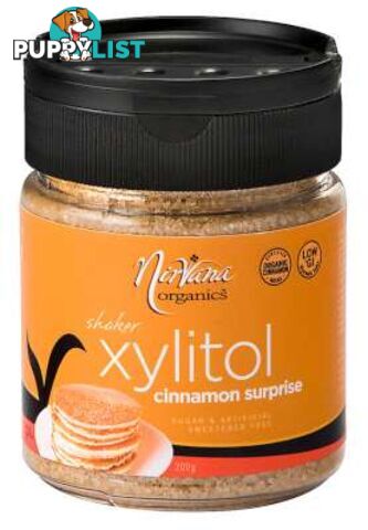 Nirvana Organics Xylitol Cinnamon Shaker 200g - Nirvana Organics - 9338196000346