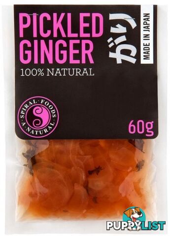 Spiral Pickled Ginger 50g - Spiral Foods - 9312336030110