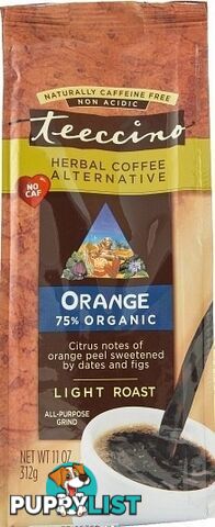 Teeccino Orange Chicory Herbal Coffee 312g - Teeccino Caffeine Free - 795239800407