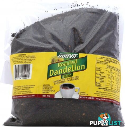 Bonvit Roasted Dandelion Blend Medium Ground 1kg - Bonvit - 9316774154001