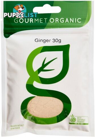 Gourmet Organic Ginger Ground 30g Sachet x 1 - Gourmet Organic Herbs - 9332974000061