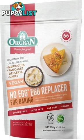 Orgran No Egg, Egg Replacer 200g - Orgran - 720516025013