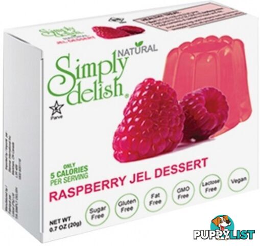 Simply Delish Raspberry Jelly 20g - Simply Delish - 751217900934