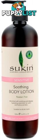 Sukin Sensitive Soothing Body Lotion 500ml - Sukin Naturals - 9327693002670