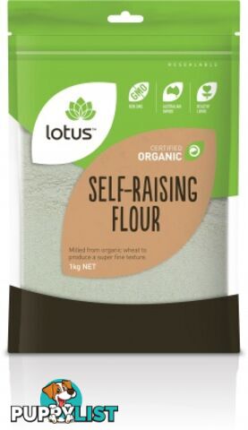 Lotus Organic Self Raising Flour 1kg - Lotus - 9317127638094