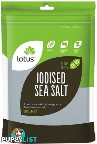 Lotus Iodised Sea Salt 500g - Lotus - 9317127061823